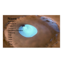 Water Ice on Mars Business Card Templates