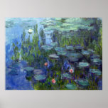 Water Lilies, Claude Monet Posters
