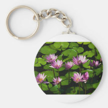 Water lilies keychain