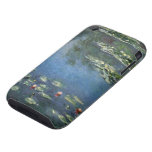 Water Lilies, Monet, Vintage Impressionism Flowers iPhone 3 Tough Covers