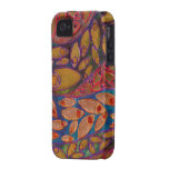 water peacocks painting - iPhone 4 Case-Mate Tough