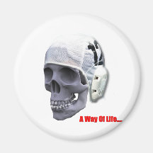 water-polo-skull magnets