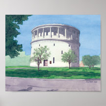 Water Tower Print