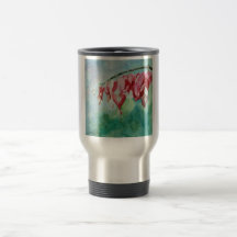 Watercolor Bleeding Hearts Coffee Mugs