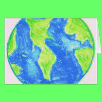 WATERCOLOR EARTH cards