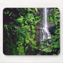 Waterfall In The Jungle Mouse Pads