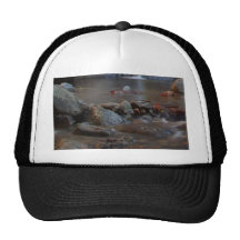 Waterfalls Streams Rocks Hats