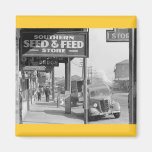 Waterfront in New Orleans. French market Fridge Magnet