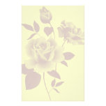 Watermark Roses Paper Stationery