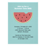 Watermelon BBQ Cookout Custom Announcements