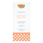 Watermelon summer picnic red gingham outdoor event personalised invites