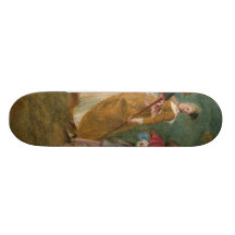 Watteau, Jean-Antoine Art Custom Skate Board