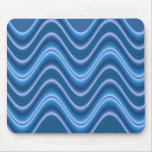 wave blue mouse pads