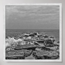 Waves Crashing Posters