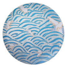 Waves Dinner Plate
