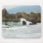 Waves On Beach Coast Mouse Pads