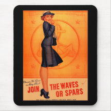 Waves or Spars Mouse Pad