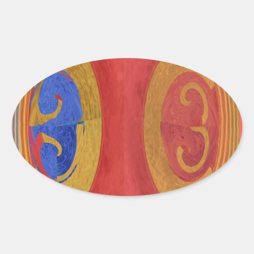 Waves Pattern - Dramatic Curtain Raiser Sticker