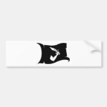 Waving Flag #13 Thomas Tew Bumper Sticker