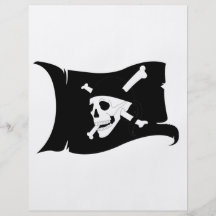 Waving Flag Jolly Roger #1 Flyer Design