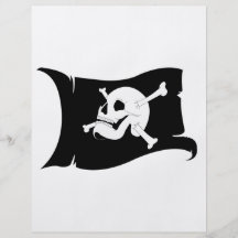 Waving Flag Jolly Roger #2 Flyer Design