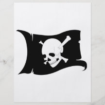 Waving Flag Jolly Roger #3 Flyers