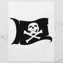 Waving Flag Jolly Roger #4 Flyers
