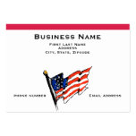 Waving USA Flag Business Card