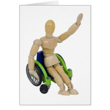 WavingInWheelchair013110 Card