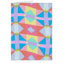 wavy chequered pattern cards