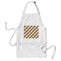 Wavy Ripples - Milk Chocolate and White Chocolate Apron