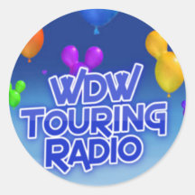 WDW Touring Radio Sticker