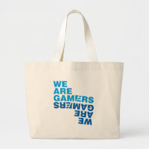 We Are Gamers - Video Games Gaming Computer Tote Bags