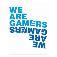 We Are Gamers - Video Games Gaming Computer Postcards