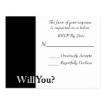 We Do Wedding RSVP Card Postcards