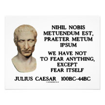We Have Not To Fear Anything, Except Fear Itself Custom Announcement