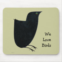 We Love Birds Mousepad