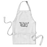 We Survived Our Sons Wedding Apron