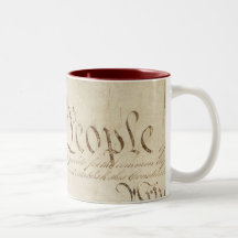 We The People Parchment Mug