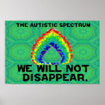 We Will Not Disappear Posters