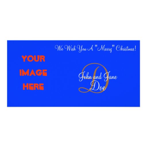 We Wish You A "Marry" Christmas! Picture Card