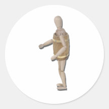 WearingWoodenBarrel050111 Sticker