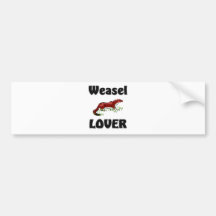 Weasel Lover Bumper Stickers