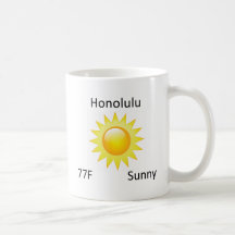 weather Honolulu Coffee Mug
