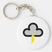 Weather Lightning Flash Symbol Keychains