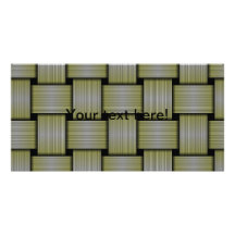 Weave texture photo card