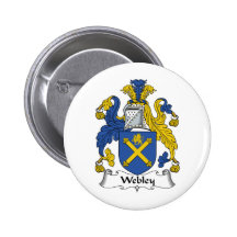 Webley Family Crest Pinback Buttons