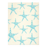Wedding Aqua Turquoise Starfish Beach Invitation