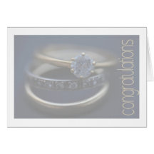 wedding bands greeting card