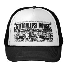 Wedding Bells  abstract Mesh Hat